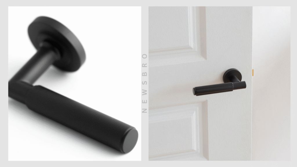 Black Door Handles Hard to Clean